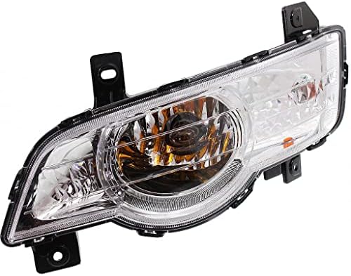 Carlights360: Para 2009 2010 2012 2012 Chevy Traverse Sinal frontal/Luz da luz do canto Lado do motorista com lâmpadas - Substituição