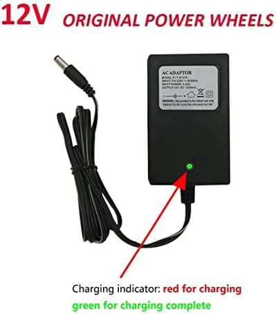 Carregador de roda alimentado por crianças de 12V, carregador de bateria de 12 volts para o passeio elétrico infantil no carro competível com o Audi BWM Mecerdes-Benz Battery Power