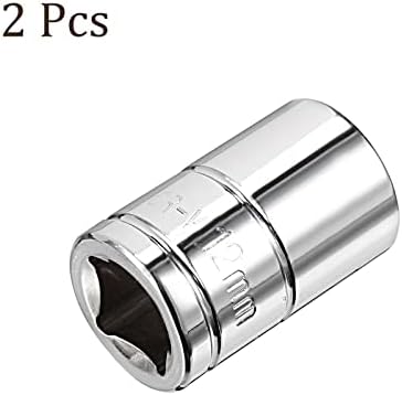 Kozelo 2pcs 6 pontos rasa rasa - [3/8 polegadas x 12mm] acionamento quadrado para reparo de equipamentos mecânicos de carro,