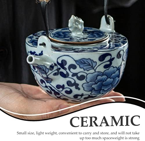 Zerodeko fogão portátil porcelana chápela de chá para fogão para fogão bule de chá japonês com bule de aço inoxidável