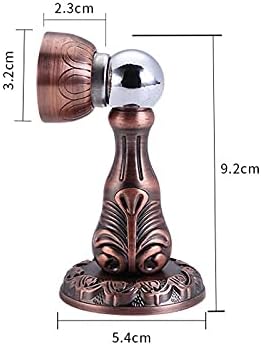 KLHHG Bronze retro de zinco Alloy Door Stop Stopper Holder Catch Floor encaixe com parafusos para casa em família etc.