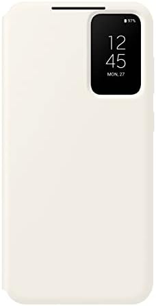 Samsung Galaxy S23+ Plus S-View Wallet Thone, capa de proteção com slot de suporte para cartão, janela de toque de dedo,