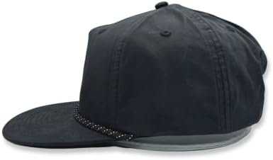 Blanksies Yellowstone, chapéu de corda plana, snapback em branco de 5 painéis, boné de beisebol de desempenho ao ar livre