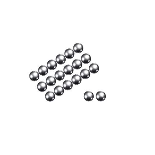 Kozelo 500pcs bolas de precisão - [1mm] 304 Aço inoxidável para uso de rolamentos, sólido