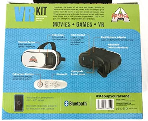 Kit VR Gaming de Arsenal com Remoto Interativo - Impressão Nacional