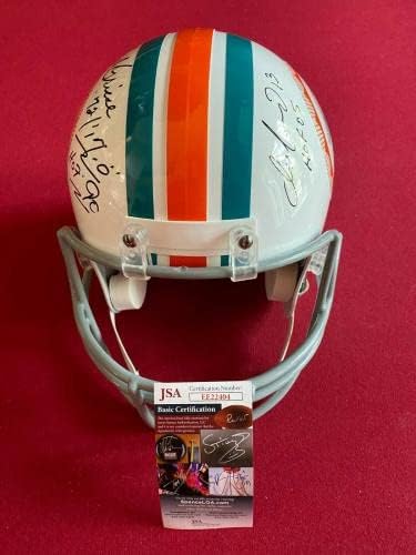 Dan Marino/Bob Griese, Autografado Ins. Réplica Capacete - Capacetes NFL autografados