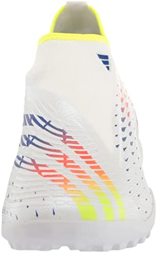 Adidas Unissex Edge.3 Sapato de futebol predador, amarelo branco/solar/power azul, 12 homens dos EUA