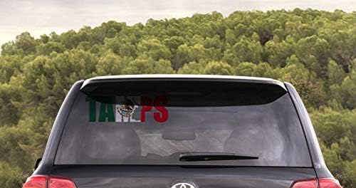 EDWARD & CO TAMPS adesivo Tamaulipas decalque México Letras de carro Janela de caminhão de carro Mapa de laptop Vinil Estado Parede