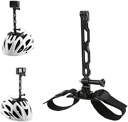 Correia de capacete de bicicleta, tecnologia CNC Anti Drop Ajusta Capacete de bicicleta Ajuste para câmera de ação OSMO