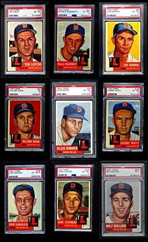 1953 Topps Boston Red Sox Team Set Boston Red Sox Ex/Mt Red Sox