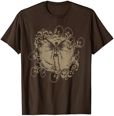 Fairy Grunge Fairycore Skeleton Butterfly Gothic T-Shirt