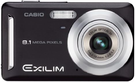 Casio exilim ex-Z9bk 8mp 3x Zoom de 2,6 polegadas Câmera digital de tela LCD