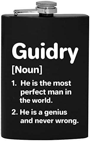 Definição de Guidry O homem mais perfeito - 8 onças de quadril bebendo balão de álcool