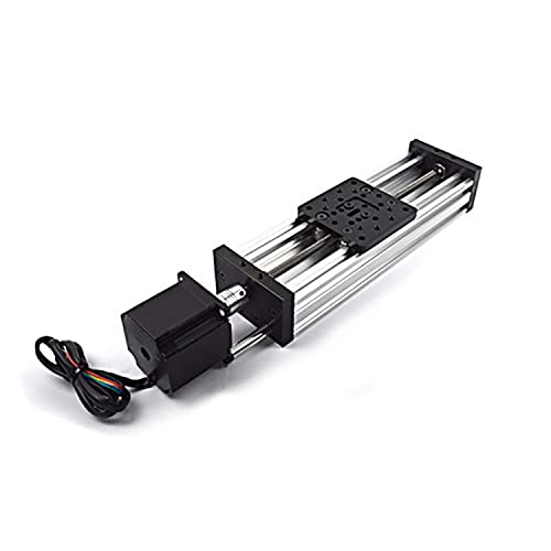 Mssoomm C Channel U Tipo 4080 Rail linear L: 51,97 polegadas / 1320mm Perfil de extrusão de alumínio Europeu Padrão Anodizedsleek Prata Linear Linear Guia de Rail para impressora 3D e Kit Diy CNC, 1pcs