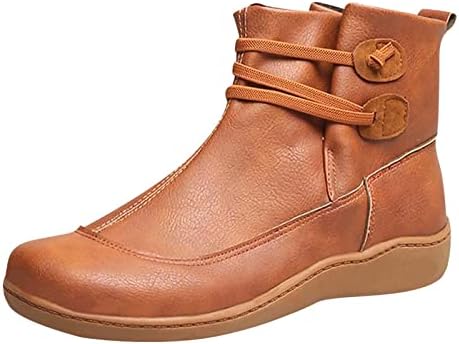 Mulheres Botas de tornozelas de Natal Sapatos casuais All-Match