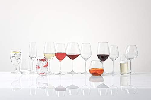 Schott Zwiesel Forte Tritan Crystal Stemware Collection Borgonha/Borgonha Red & White Wine Glasses, 1 contagem, Clear