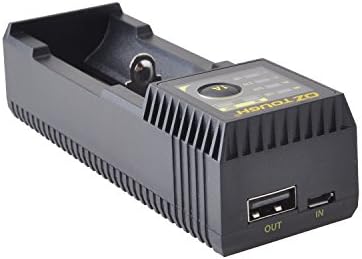 Thinktop Intelligent USB 18650 Carregador de bateria para Li-Ion Ni-MH Liepo4 e 3,85V Li-Ion 26650 22650 26500 14500 AA AAA