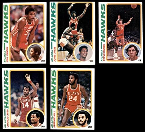 1978-79 Topps Atlanta Hawks Team Set Atlanta Hawks VG/Ex+ Hawks