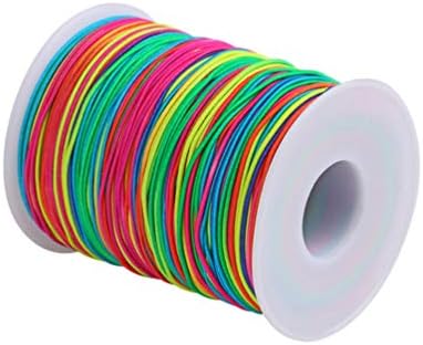 MILISTEN 2PCS ELÁSTICO SCORELS ELÁSTICA CORDOS ELÁSTICOS coloridos elásticos redondos elásticos cordas elásticas costurando