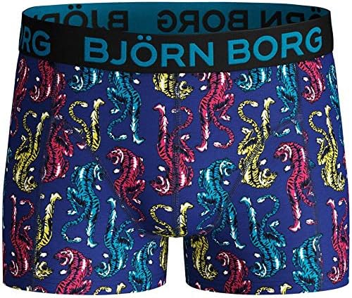 Bjorn Borg 2-Pack Tigers Print Boys Boxer Trunks, azul/preto