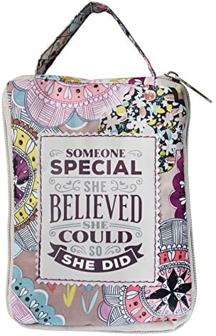 Fab Girl Sacos dobráveis ​​- Bolsa de ombro ecologicamente correta - bolsa reutilizável ou bolsa para mamãe - bolsa de utilidade multifuncional - sacola de presente ideal - alguém especial sacola multicolorida especial, 16x15 ”