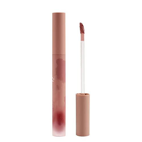 Algodão Candy Lip Gloss Scent Hidratante Esmalte Lip Longa Longa Não seca Non Stick Copo Lipstick Berry Red Paste Color 1,7ml