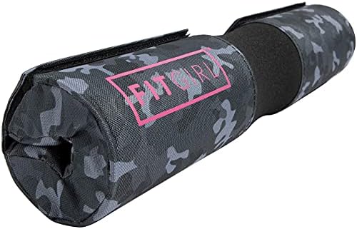 Fitgirl Camo Barbell Pad & Mint Torthle Strap pacote