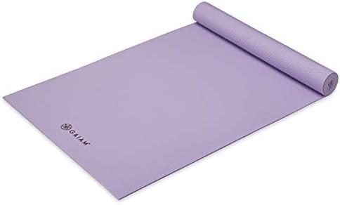 GAIAM YOGA MAT - Premium 5mm Solid Gross Non Slip Exercício e Fitness tapete para todos os tipos de ioga, pilates e exercícios de