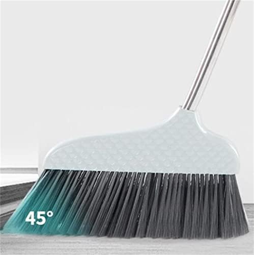 N/A Broom e Dustpan Conjunto de vassoura doméstica Bristada Bristled Broom Dustpan Garbage Shovel Bucket com dentes raspando