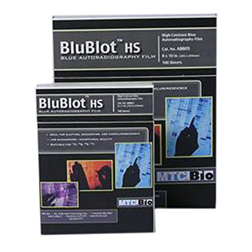 MTC BIO A8803 BLUBLOT HS Autoradiography Film, 5 Width, 7 Comprimento