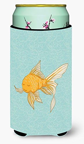 Tesouros de Caroline BB8579TBC GOLD FISH Garoto Alto Hugger, lata de manga mais refrigerada Machine lavável Lavagem de bebida HuSh
