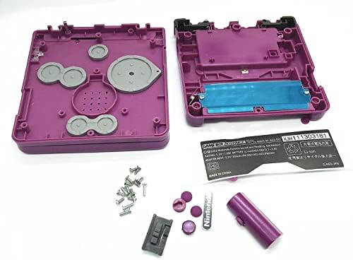 Tampa completa da caixa de pacote de casca de alojamento para GBA SP Gameboy Advance SP Shell Case com botões Kit