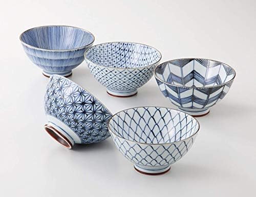 Saikai Pottery traidicional japonês tigelas de arroz 19541