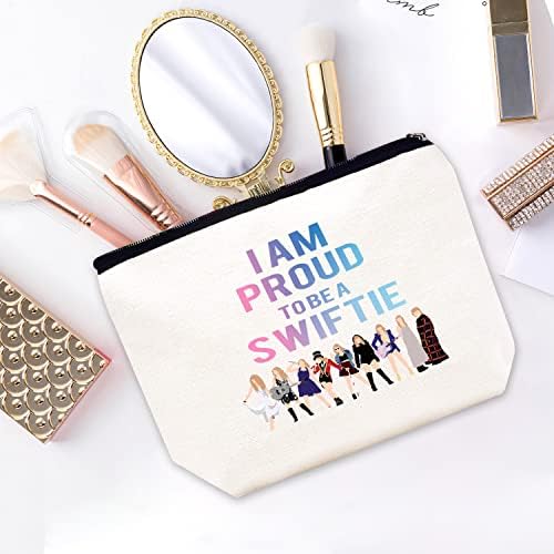 GONITY Singer Gear Merch Zipper bolsa de maquiagem Merchandis for Women Friends Gifts Travel Saco de cosméticos