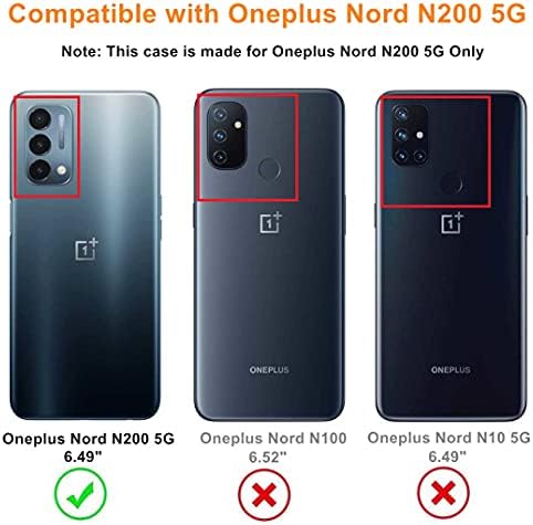 LMPOSLA para o caso OnePlus Nord N200 5G, preto fosco Black Slim Ultra-Flure Flexible Soft TPU Anti-Slip Protetive