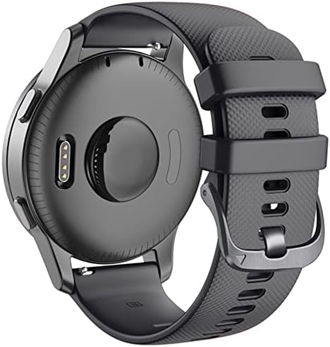 UMCNVV Silicone Watch Band Strap for Garmin Vivoactive 4 4S Forerunner 245 645 Vivoactive 3 Smart Bracelet 18 20 22mm