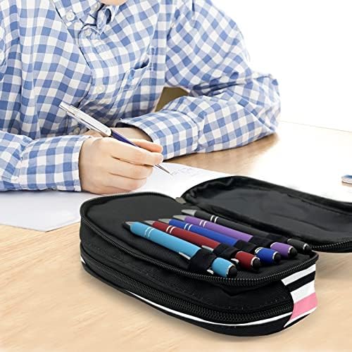 Neto, pequena capa de caneta lápis cor de lápis personalizada, bolsa de lápis personalizada com zíper, bolsa de lápis para escritório