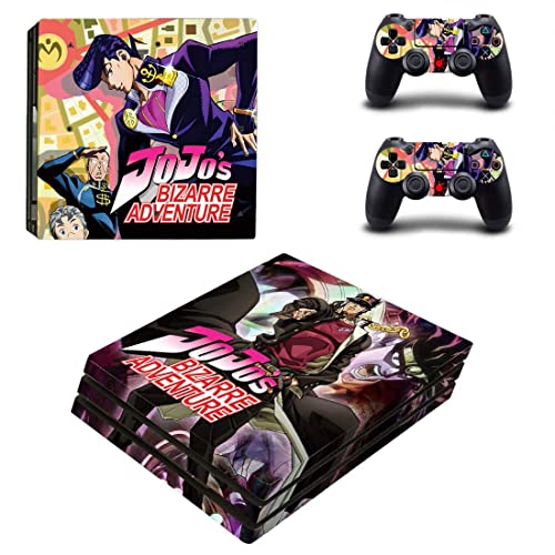 Para PS4 Normal - Anime Manga JoJo's JOTARO DIO Bizarre Adventure Drracula PS4 ou Ps5 Skin Skinper para PlayStation 4 ou 5 Console