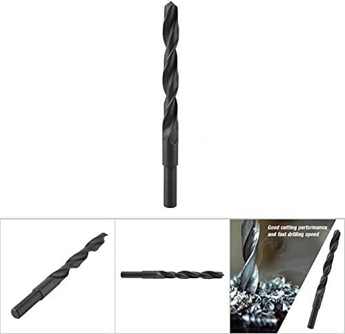 1pc Bit de broca de shank reduzida, 12-13,5 mm de hastes de alta velocidade de aço de aço broca, broca de ângulo de ápice