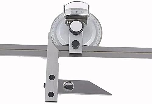 SJYDQ 360 graus Universal Bvel PRIMENTOR Ângulo de medição do localizador de goniômetro Régua angular com ferramenta de madeira