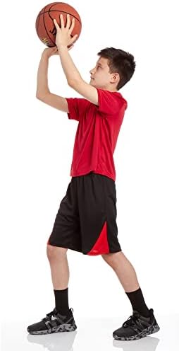 T-shirt atlética dos garotos ixtreme-5 pacote de desempenho ativo de desempenho seco