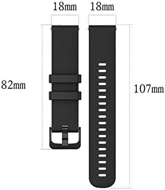 MOPZ 20mm pulseira de pulseira para ticwatch e para Garmin Venu para Freerunner 645 Silicone Smartwatch WatchBand