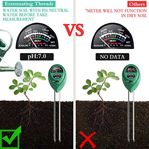 Medidor de pH, medidor ppm tds, testador de pH do solo, kit digital de pH/ec, 3 pacote