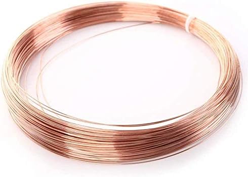 Fio de cobre Nianxinn Copper Braid Fio T2 99,9% Cu Pure Line Boble Fire Roll para o fio elétrico condutor, comprimento: 10000 mm de jóias