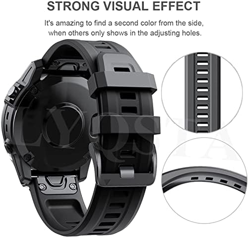 Tpuoti silicone libere relest watch band strap for garmin instinting 2 fenix 7 7x 6 6x pro 5x smartwatch 26 22 20mm easyfit wrist
