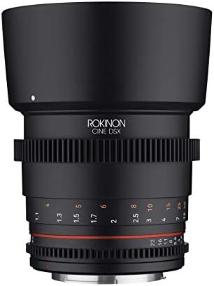 Rokinon 85mm T1.5 Lente Cine DSX de alta velocidade para Nikon F