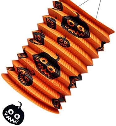 Soimiss 4 PCs Halloween Paper Lanterns