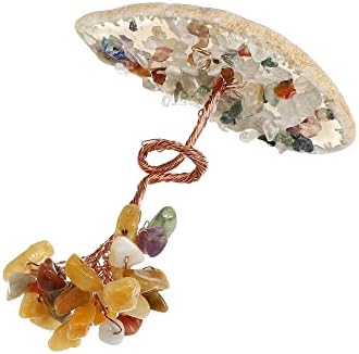 Vocoste Beige Faux Natural Crystals Stones Kit, para equilíbrio, energia, ampliação, decoração de casa