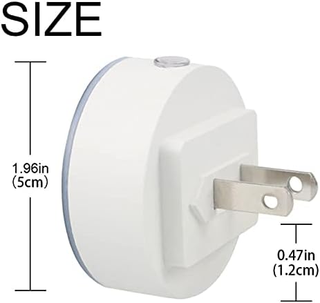 2 Pacote de plug-in Nightlight LED Night Light com Dusk-to-Dawn para o quarto de crianças, viveiro, cozinha, dinossauro