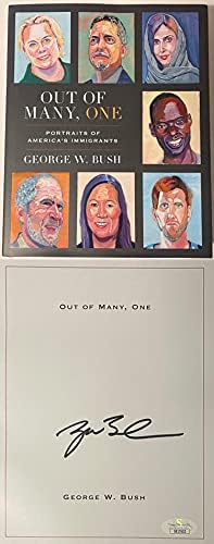 George W. Bush assinou 2021 de muitos, uma primeira edição de capa dura - SS17603 Retratos Book - JSA Certified - Livros